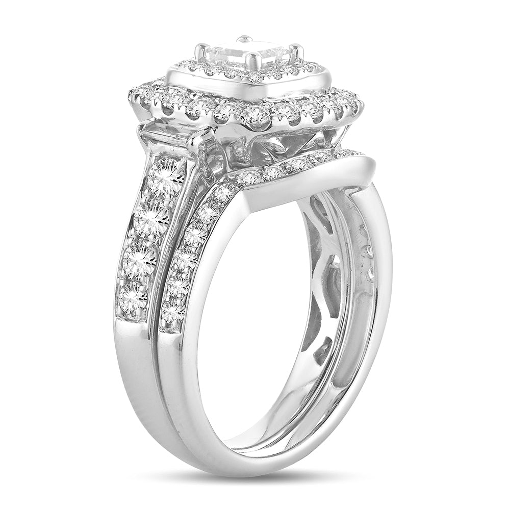 2.00 ct Diamond Bridal Ring in 14K Gold