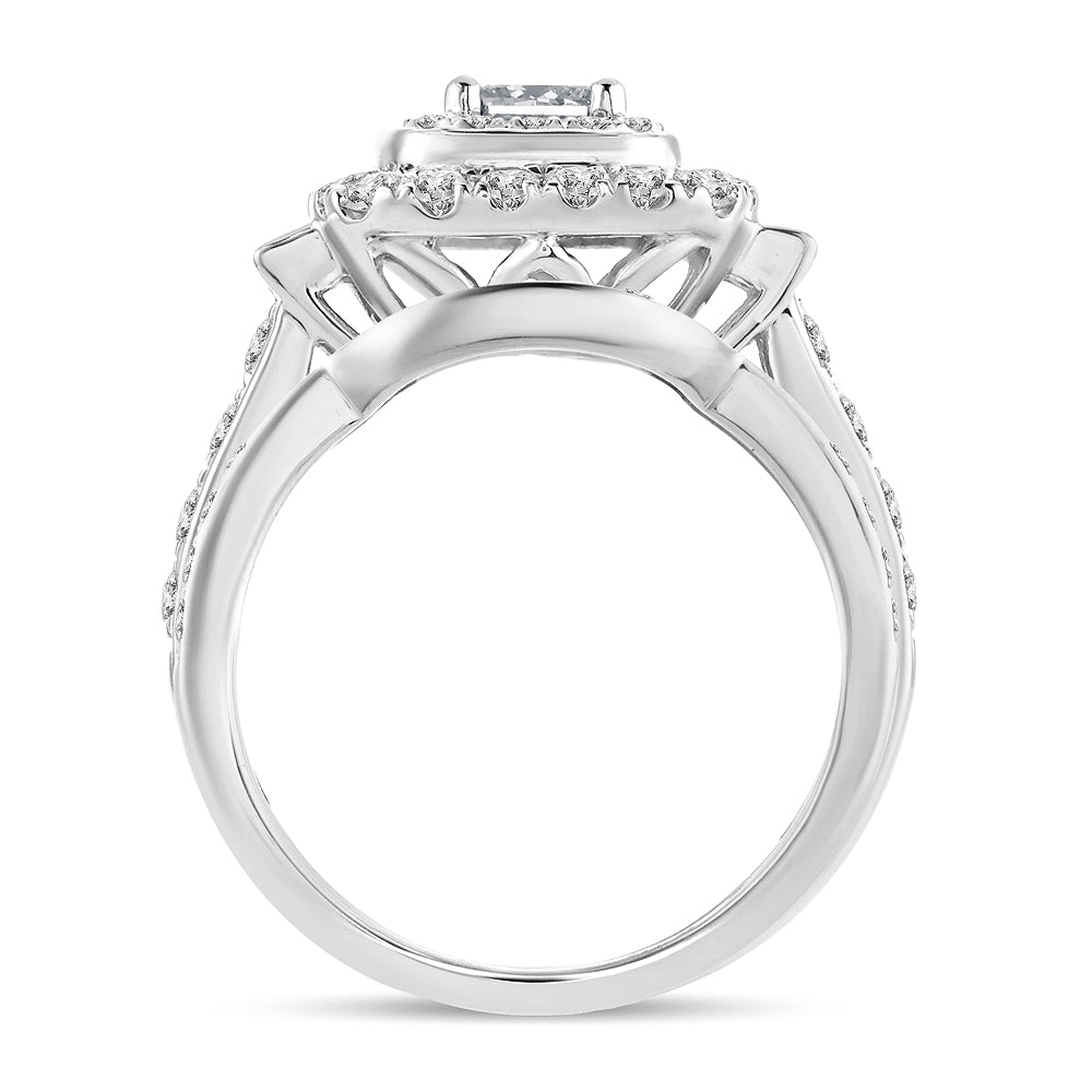2.00 ct Diamond Bridal Ring in 14K Gold