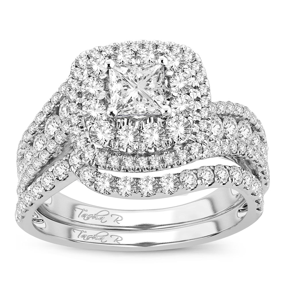 2.00 ct Diamond Bridal Ring in 14K Gold
