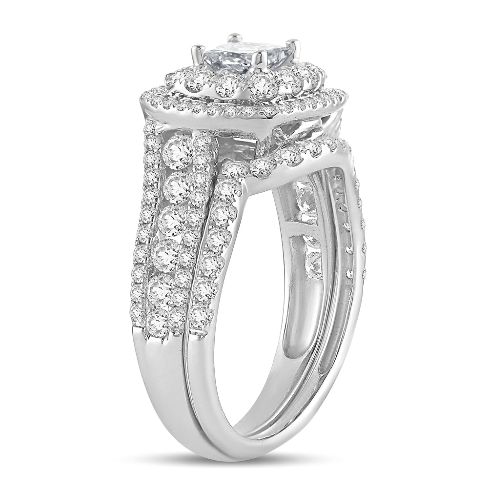 2.00 ct Diamond Bridal Ring in 14K Gold