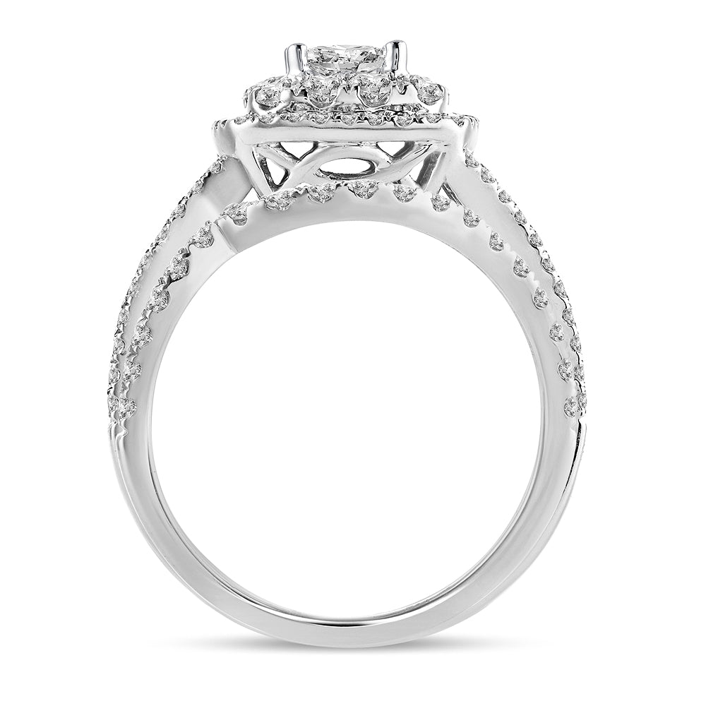 2.00 ct Diamond Bridal Ring in 14K Gold