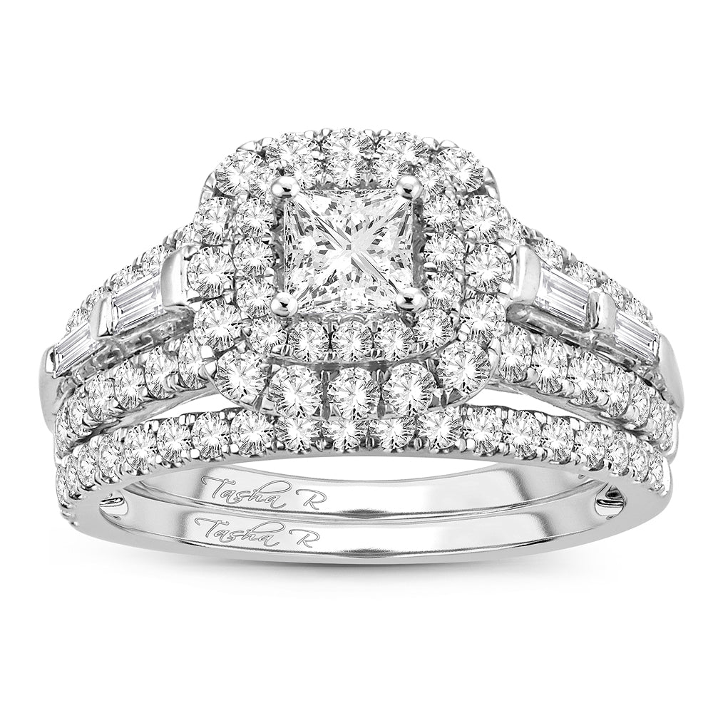 2.00 ct Diamond Bridal Ring in 14K Gold