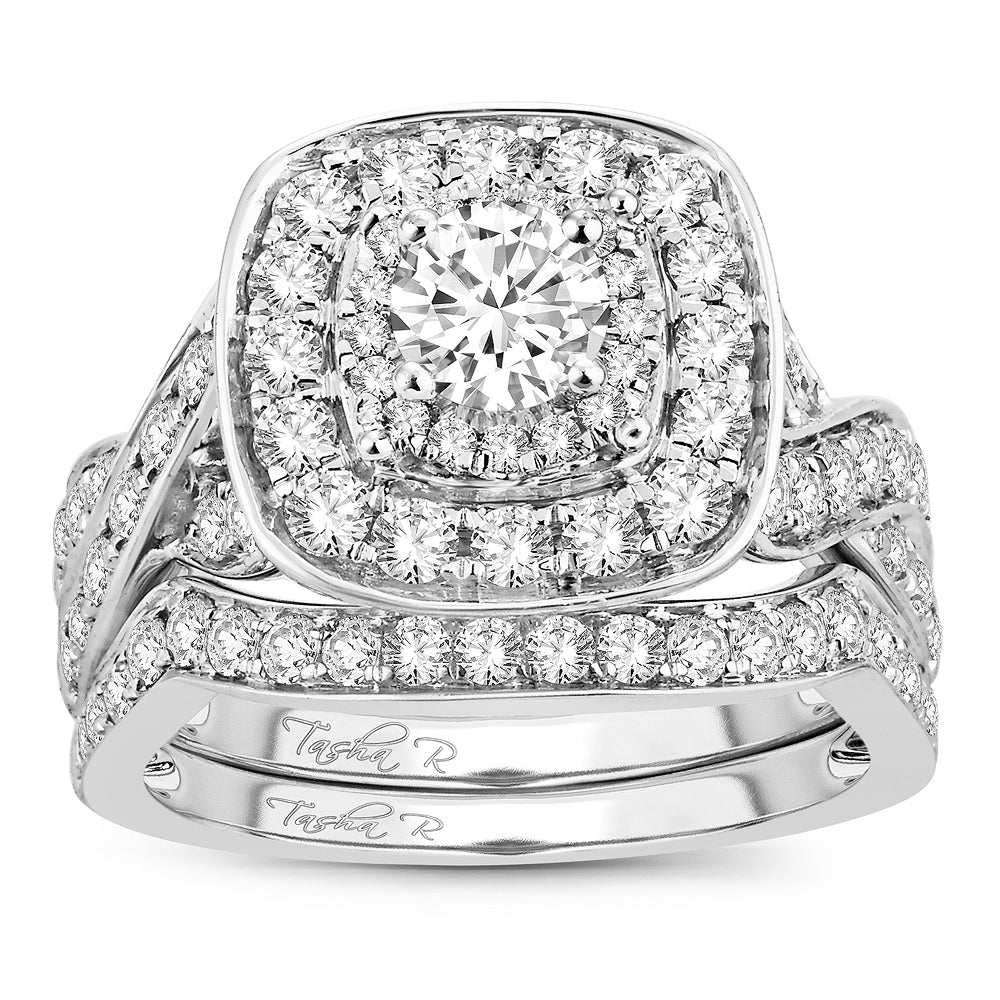 2.00 ct Diamond Bridal Ring in 14K Gold