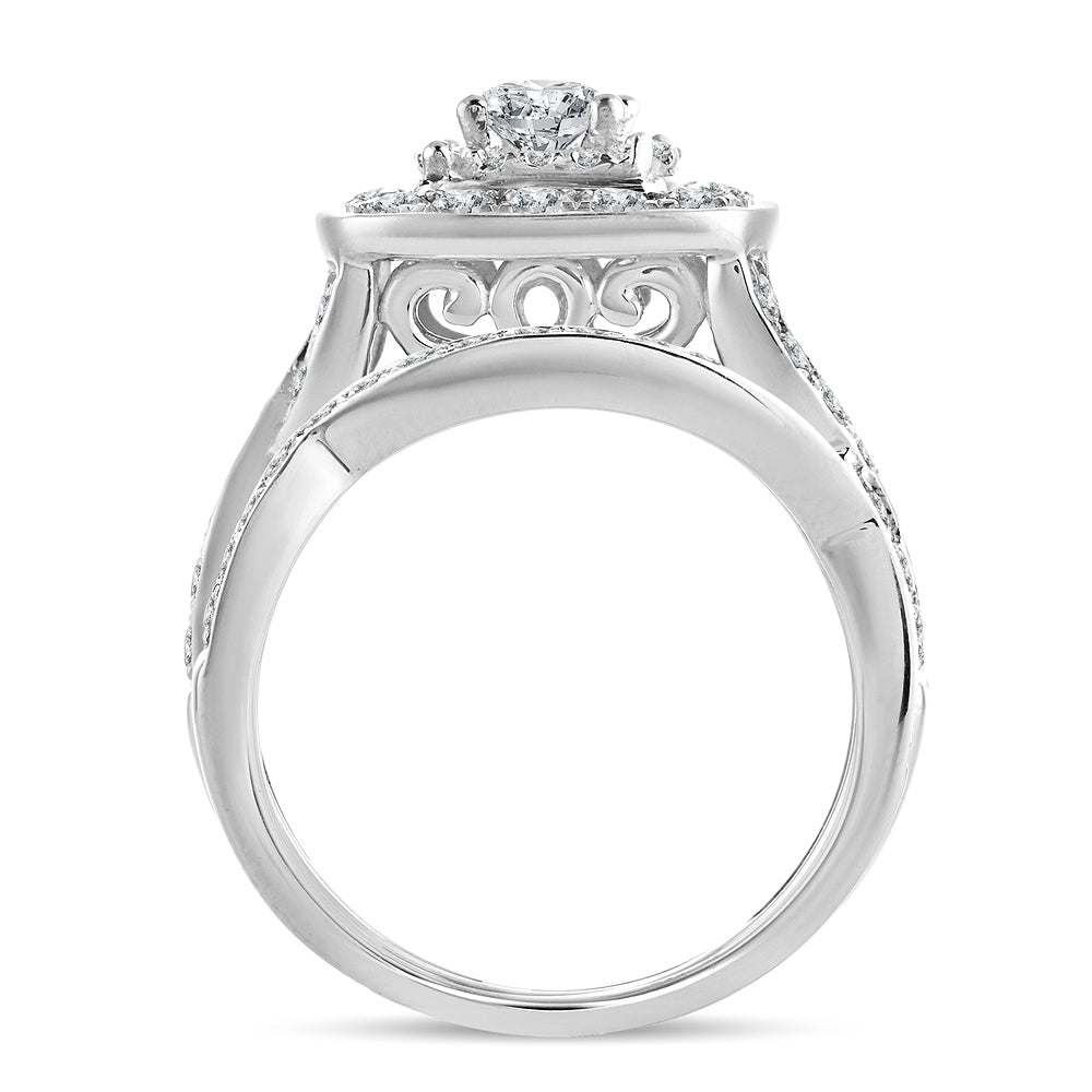 2.00 ct Diamond Bridal Ring in 14K Gold