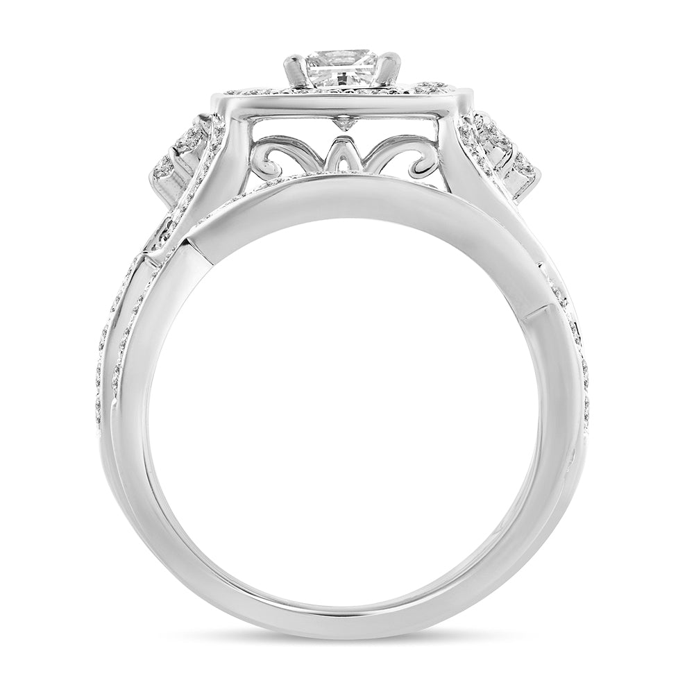 2.00 ct Diamond Bridal Ring in 14K Gold