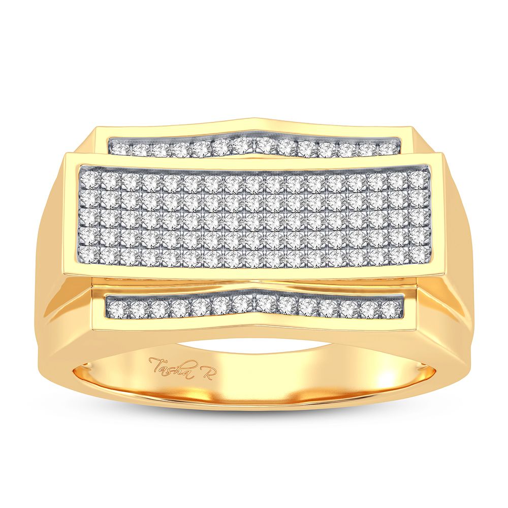 0.33 ct Men's Diamond Ring in 10K Gold