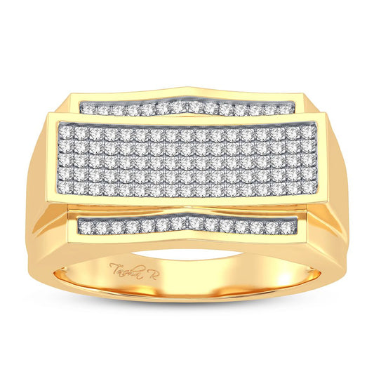 0.33 ct Men's Diamond Ring in 10K Gold