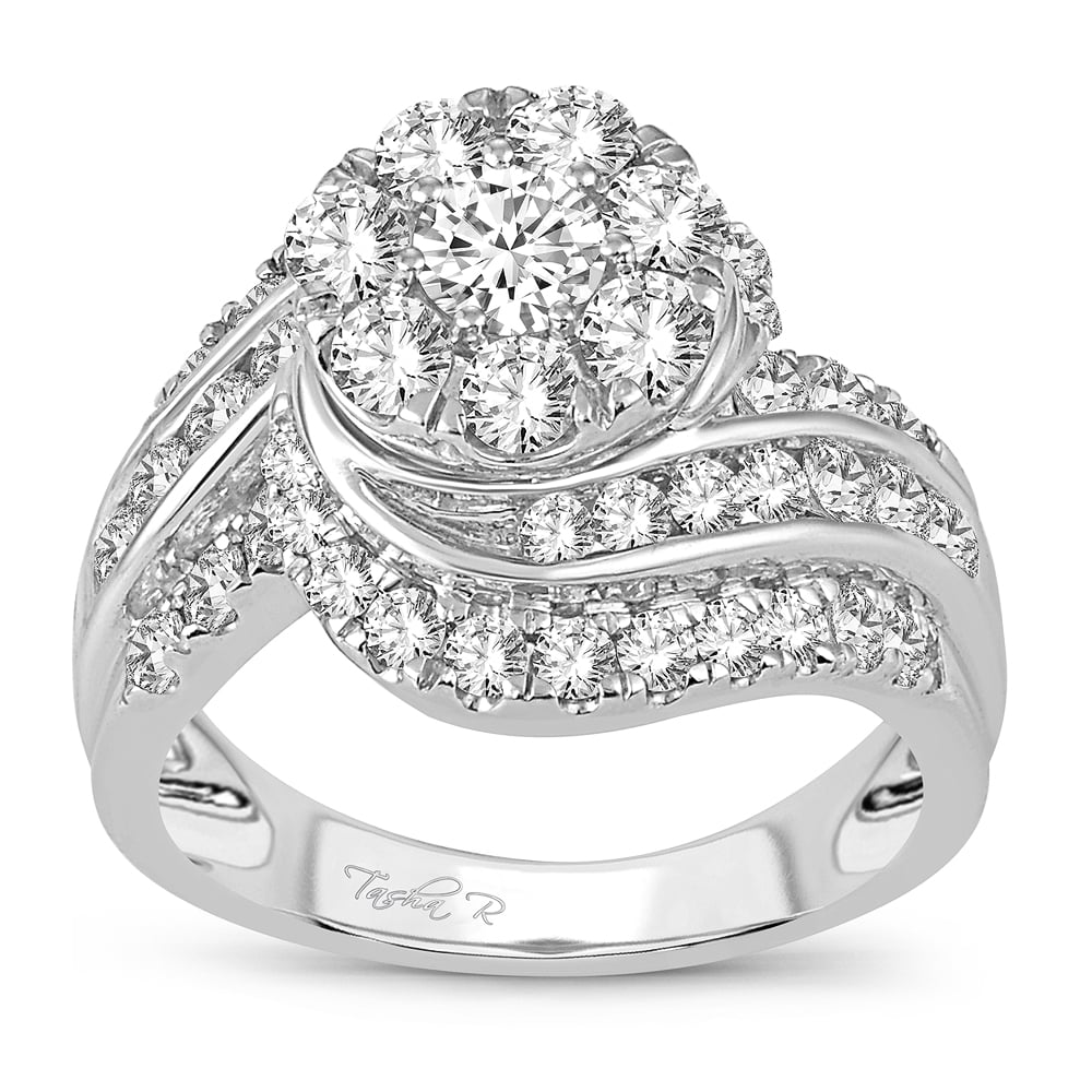 2.00 ct Diamond Bridal Ring in 14K Gold