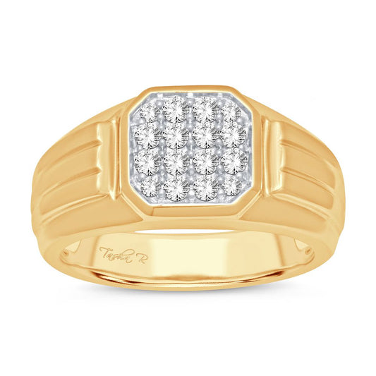 0.50 ct Men's Diamond Ring in 14K Gold
