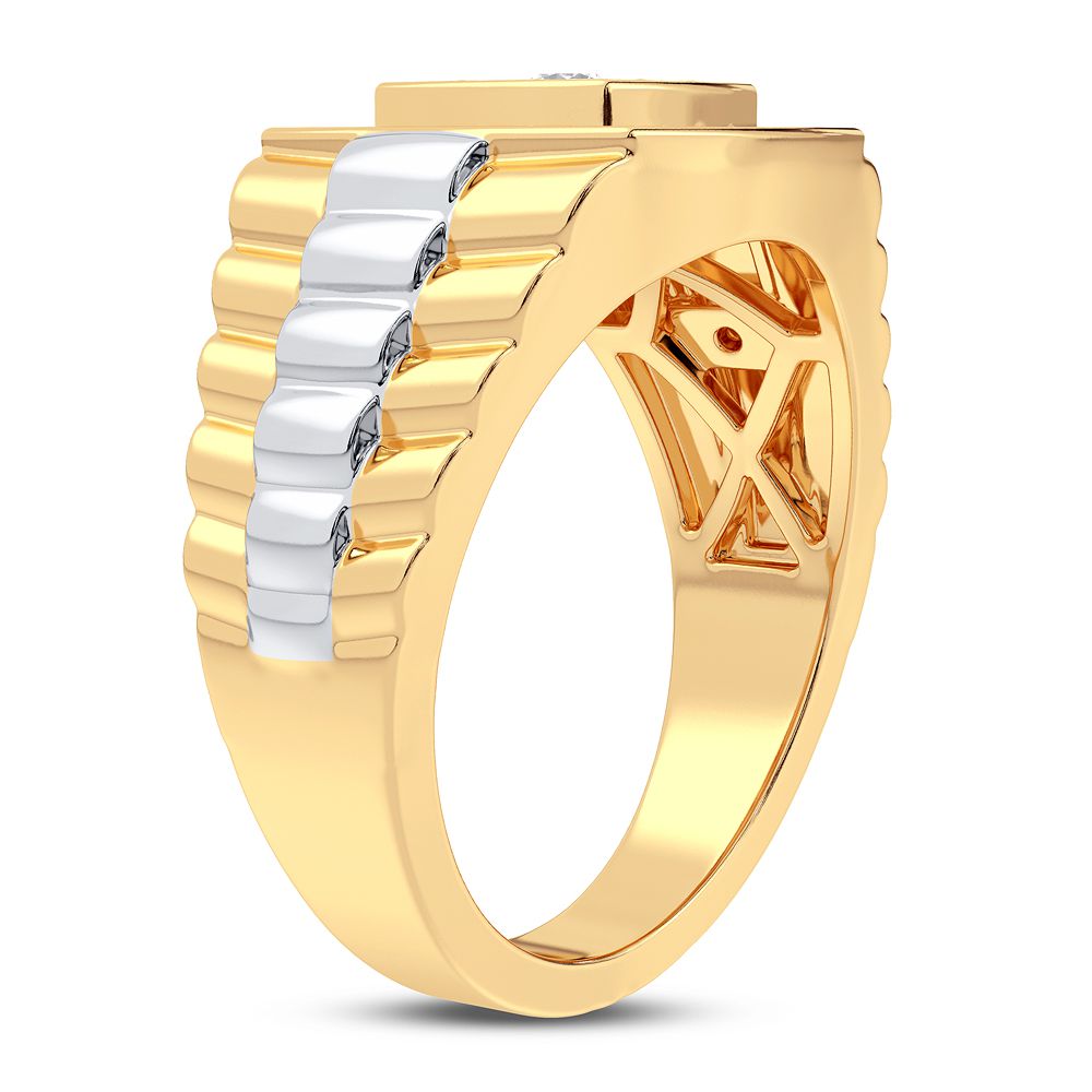 0.75 ct Men's Diamond Ring in 10K Gold
