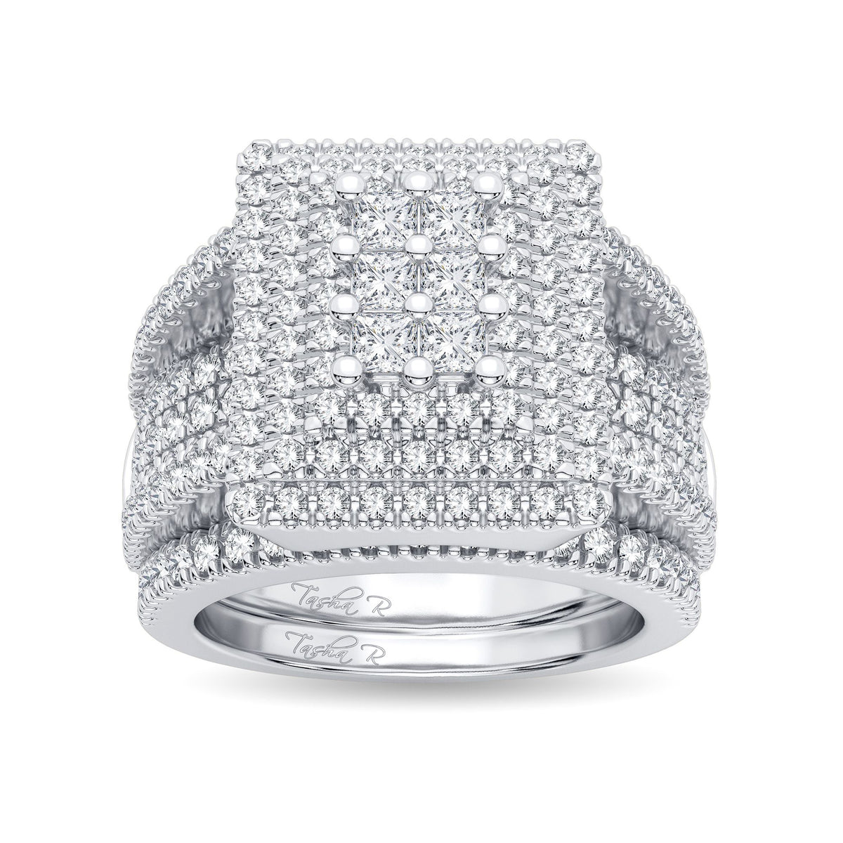 2.00 ct Diamond Bridal Ring in 14K Gold