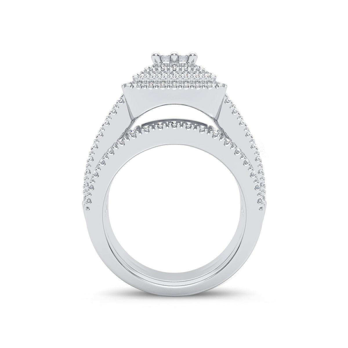 2.00 ct Diamond Bridal Ring in 14K Gold