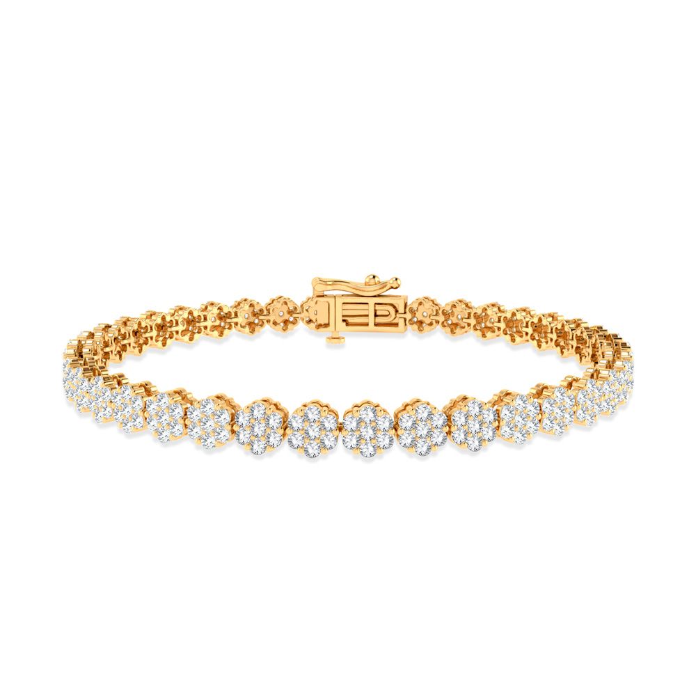 3.00 ct Diamond Bracelet in 14K Gold