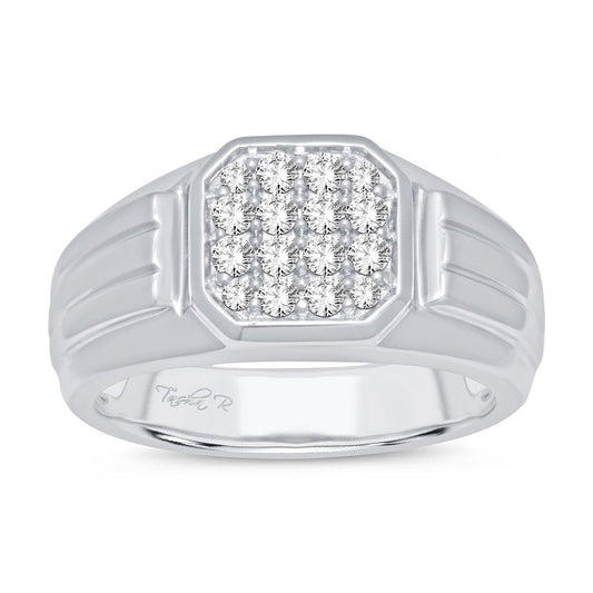 0.50 ct Men's Diamond Ring in 14K Gold