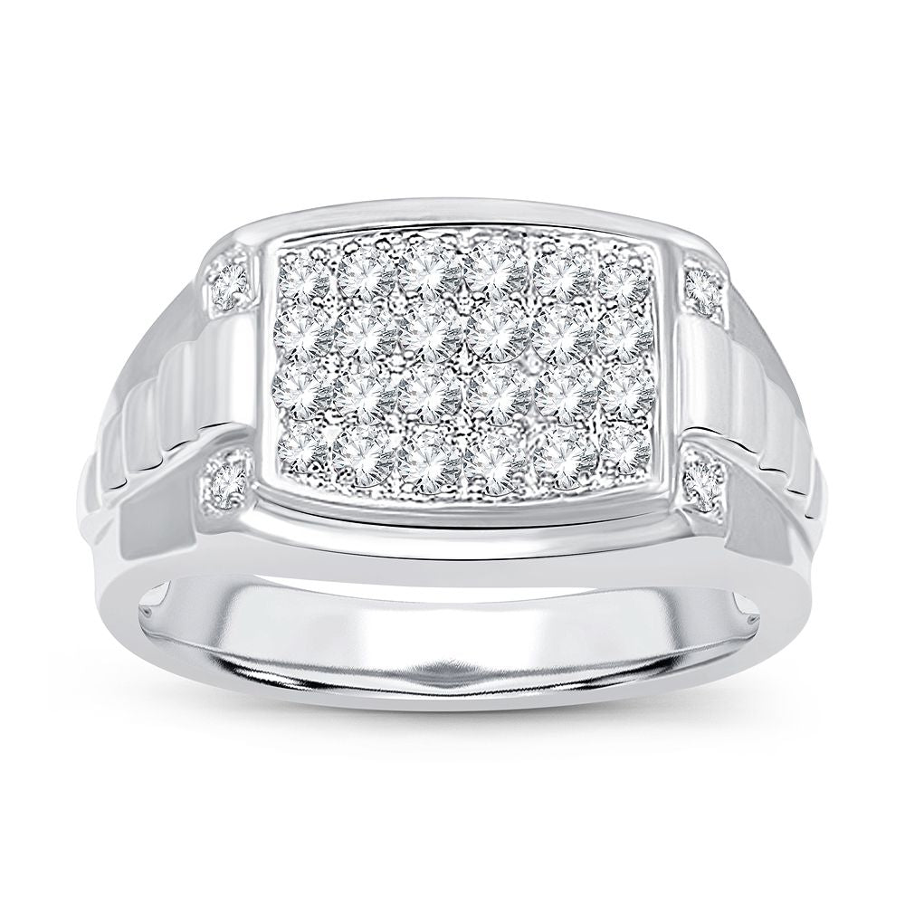 0.75 ct Men's Diamond Ring in 14K Gold
