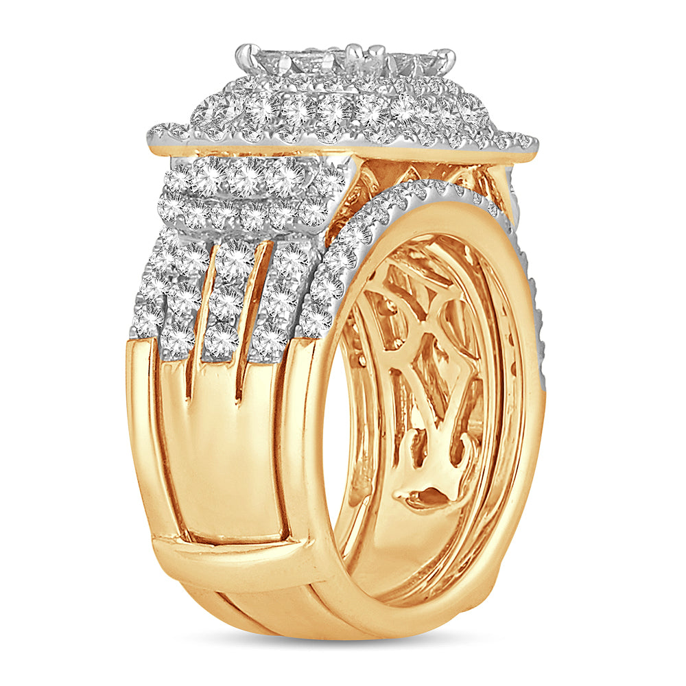 3.00 ct Diamond Bridal Ring in 14K Gold