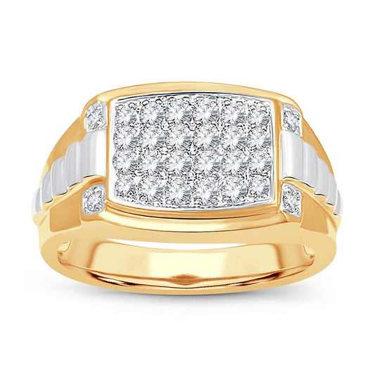 0.75 ct Men's Diamond Ring in 14K Gold