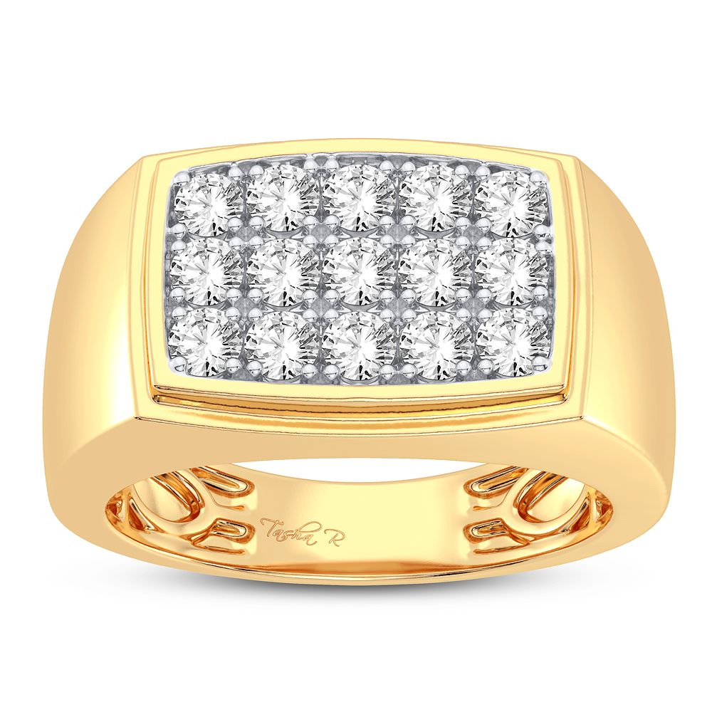 1.00 ct Men's Diamond Ring in 14K Gold
