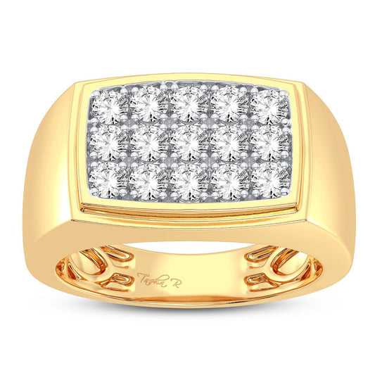 1.00 ct Men's Diamond Ring in 14K Gold