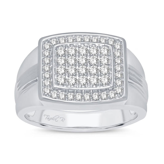 0.75 ct Men's Diamond Ring in 14K Gold