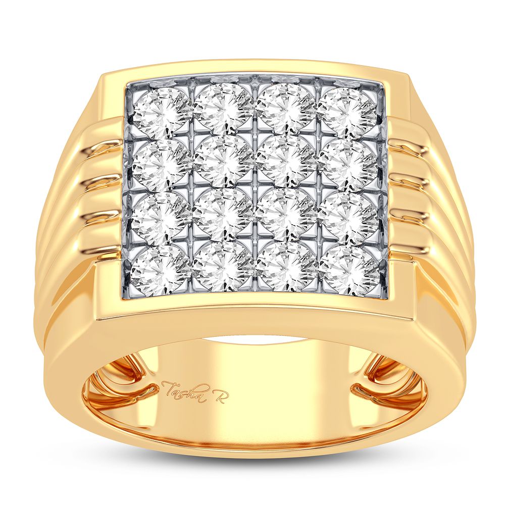 2.00 ct Men's Diamond Ring in 14K Gold