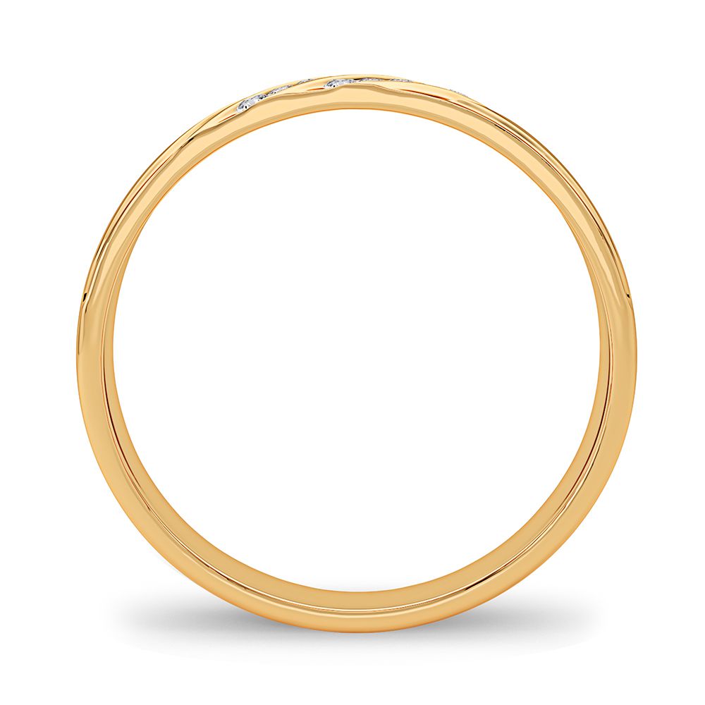 0.10 ct Men's Diamond Band in 14K Gold
