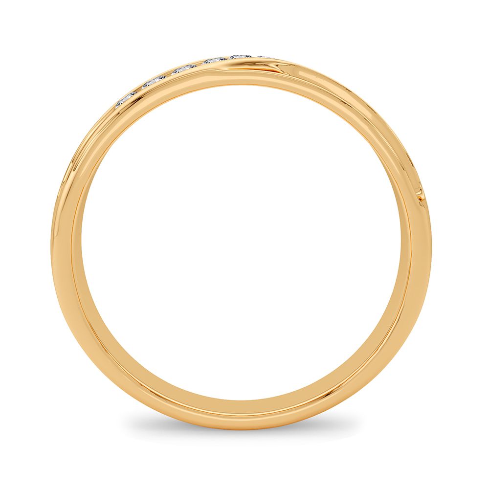 0.15 ct Men's Diamond Band in 14K Gold