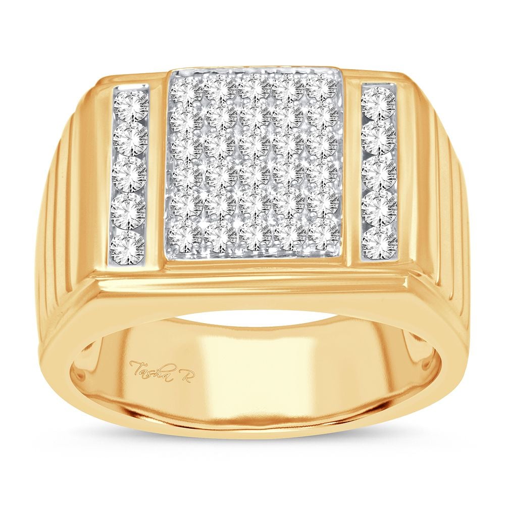 1.00 ct Men's Diamond Ring in 14K Gold