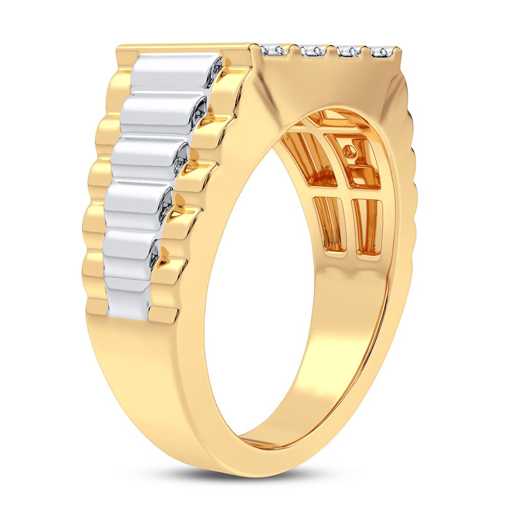 0.50 ct Men's Diamond Ring in 10K Gold