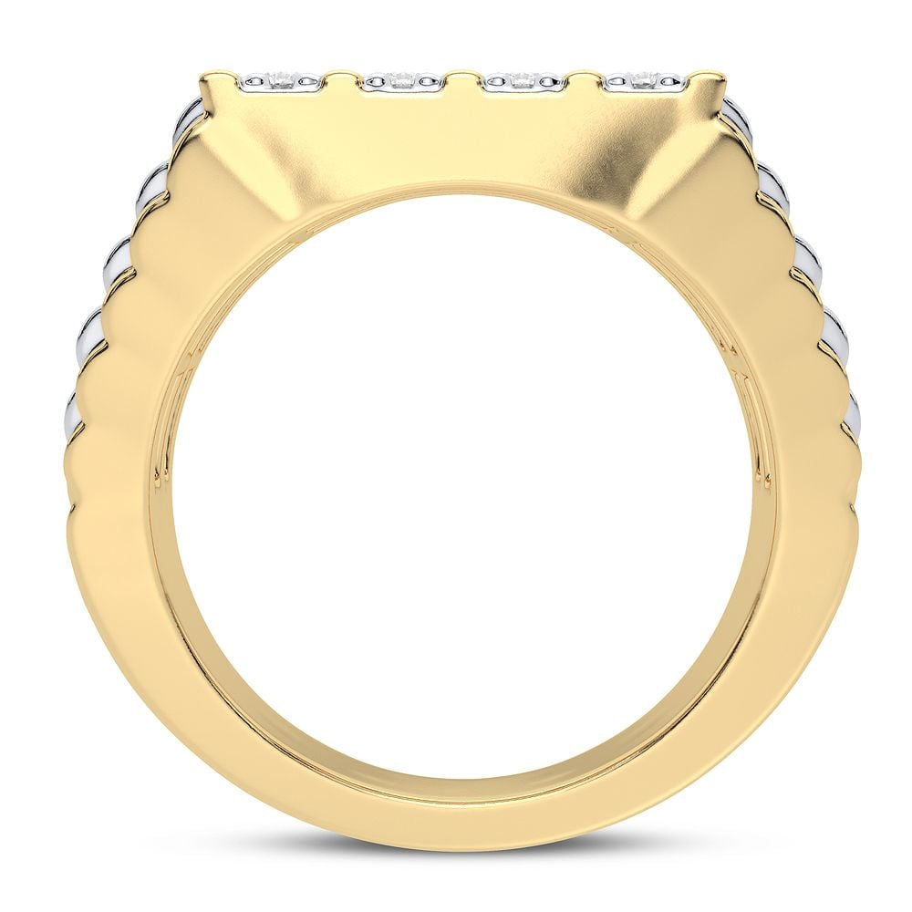 0.50 ct Men's Diamond Ring in 14K Gold