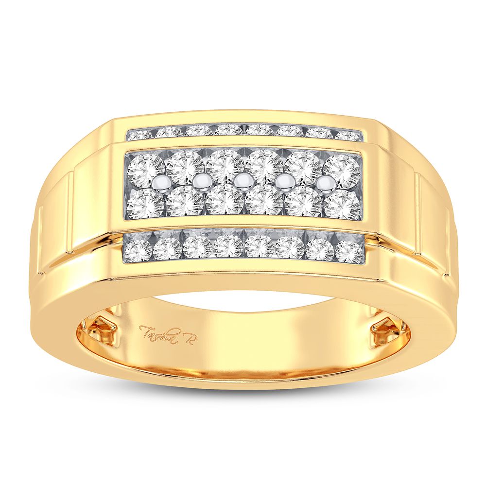 0.75 ct Men's Diamond Ring in 14K Gold