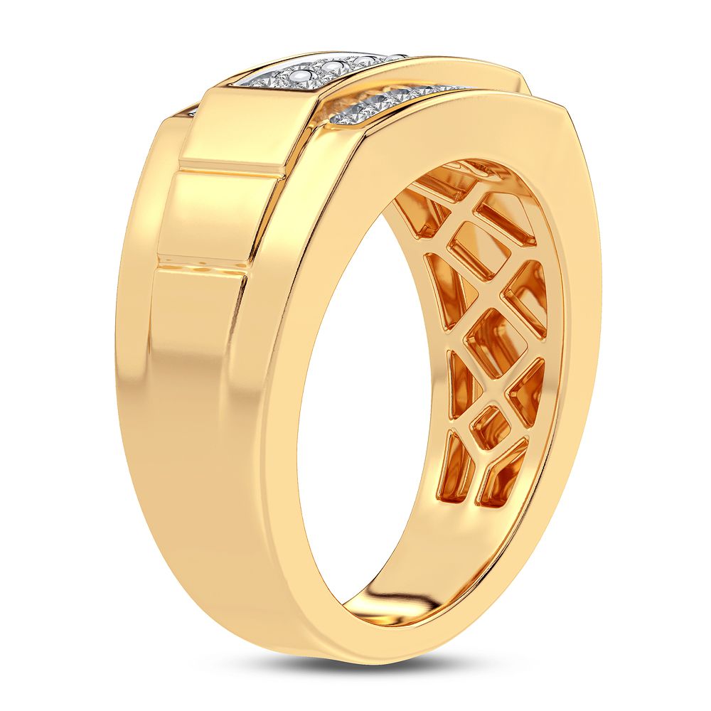 0.75 ct Men's Diamond Ring in 14K Gold