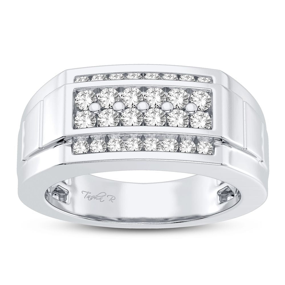 0.75 ct Men's Diamond Ring in 14K Gold