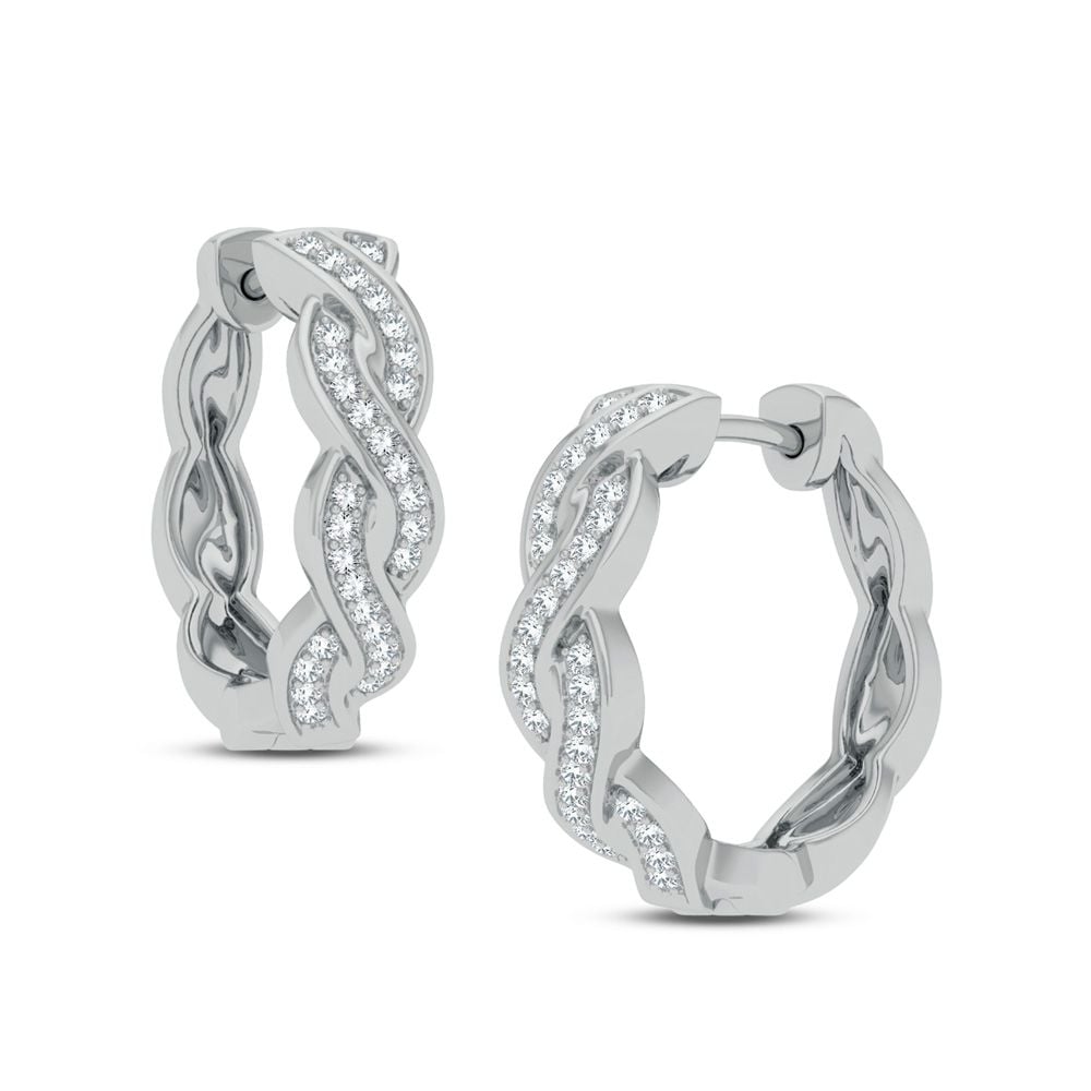 0.16 ct Diamond Earrings in 14K Gold