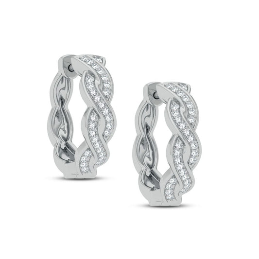 0.16 ct Diamond Earrings in 14K Gold