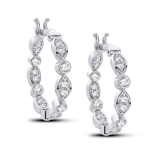 0.50 ct Diamond Earrings in 14K Gold