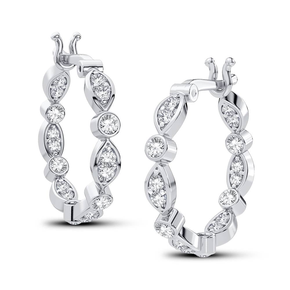 0.50 ct Diamond Earrings in 14K Gold