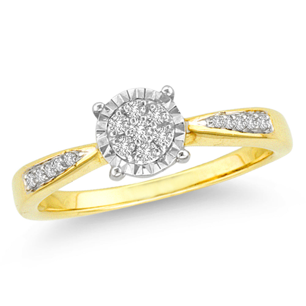 0.15 ct Diamond Ring in 14K Gold