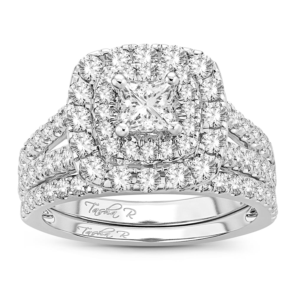 2.00 ct Diamond Bridal Ring in 14K Gold