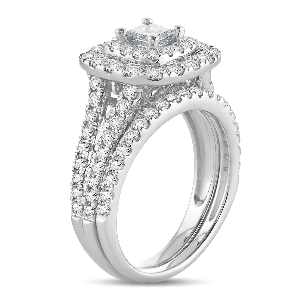 2.00 ct Diamond Bridal Ring in 14K Gold