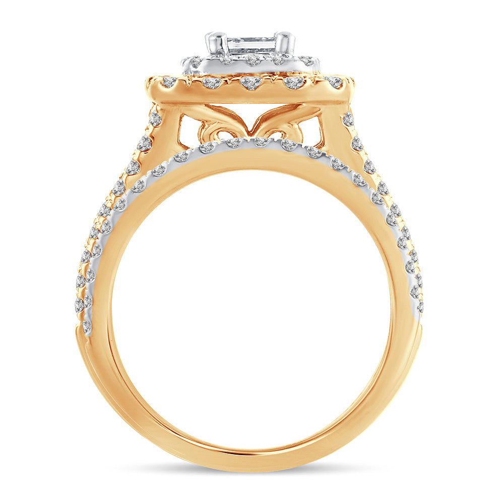 2.00 ct Diamond Bridal Ring in 14K Gold