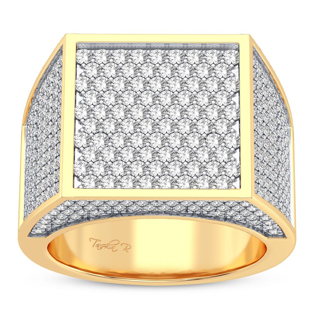 2.78 ct Men's Diamond Ring in 14K Gold