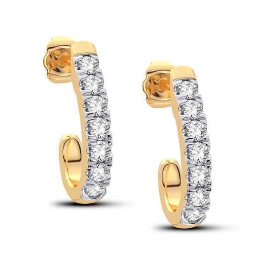 0.27 ct Diamond Earrings in 14K Gold