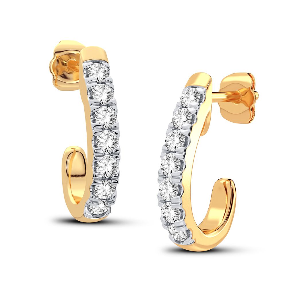 0.27 ct Diamond Earrings in 14K Gold