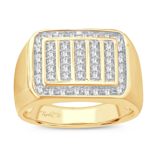 0.50 ct Men's Diamond Ring in 14K Gold