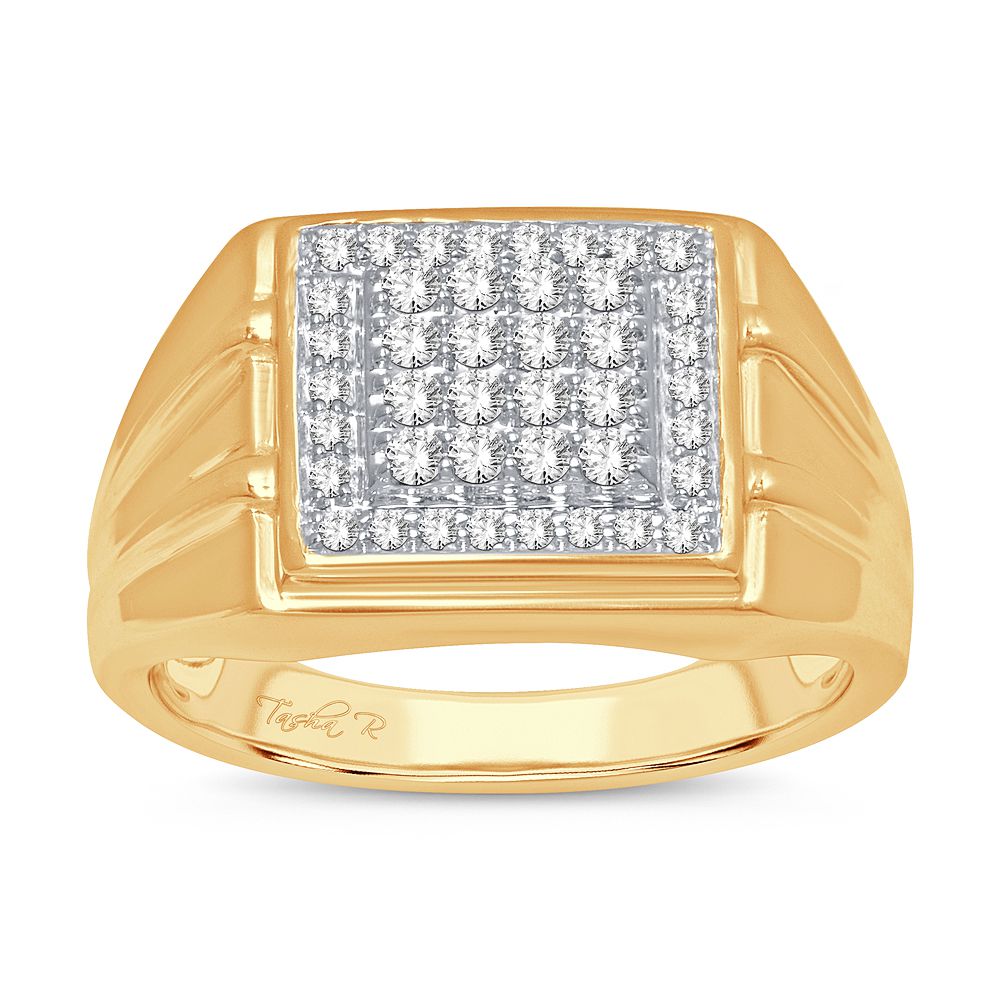 0.50 ct Men's Diamond Ring in 14K Gold