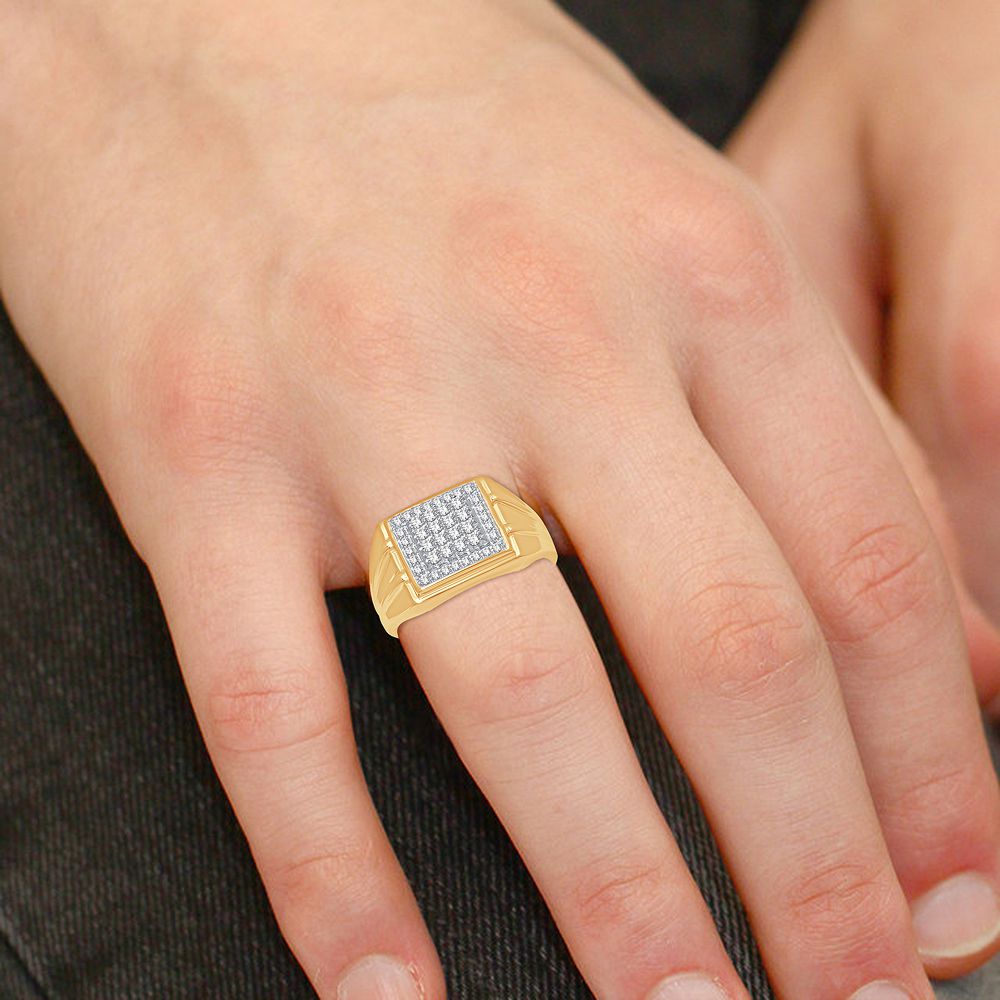 0.50 ct Men's Diamond Ring in 14K Gold