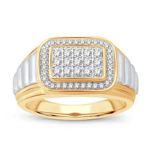 0.50 ct Men's Diamond Ring in 14K Gold
