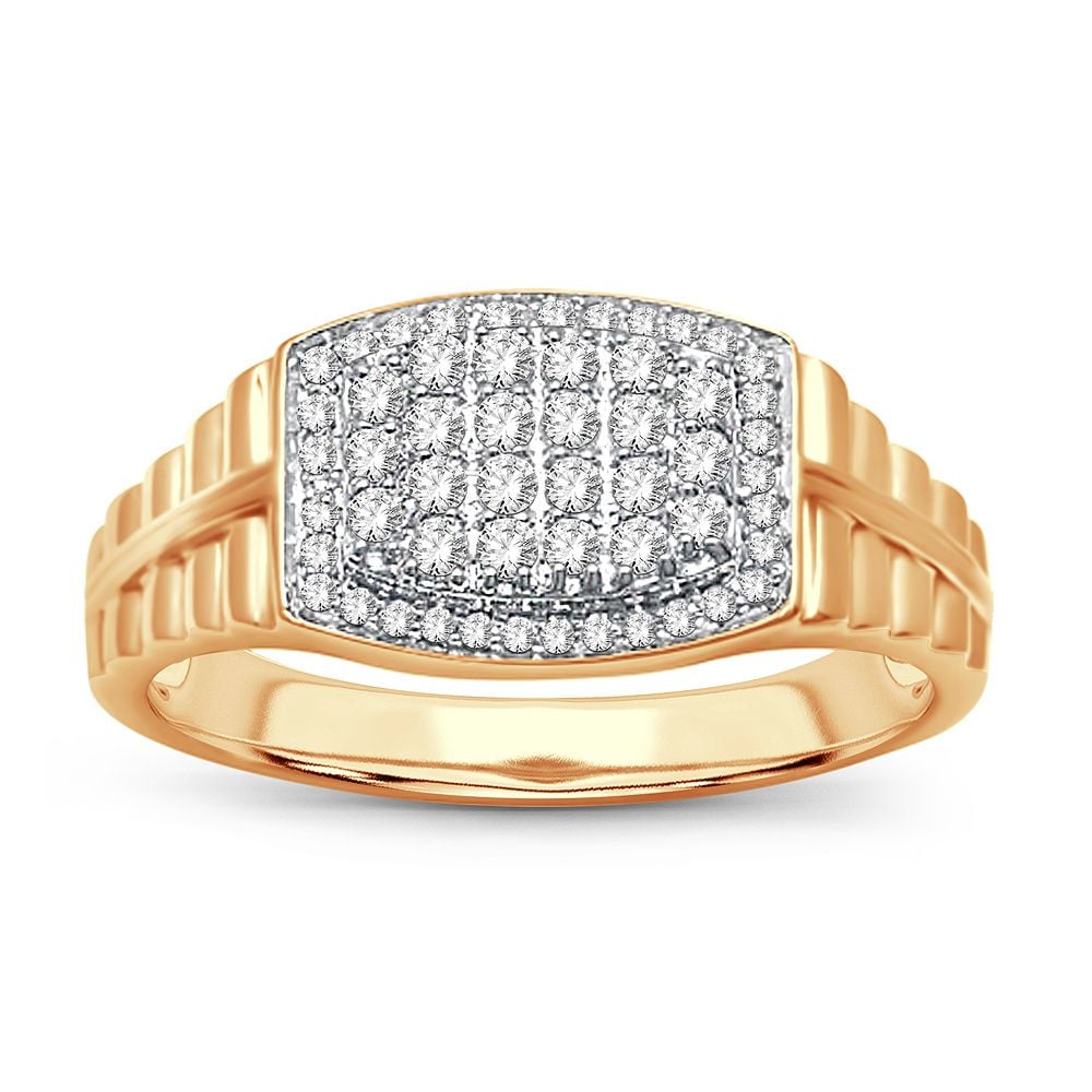 0.50 ct Men's Diamond Ring in 14K Gold