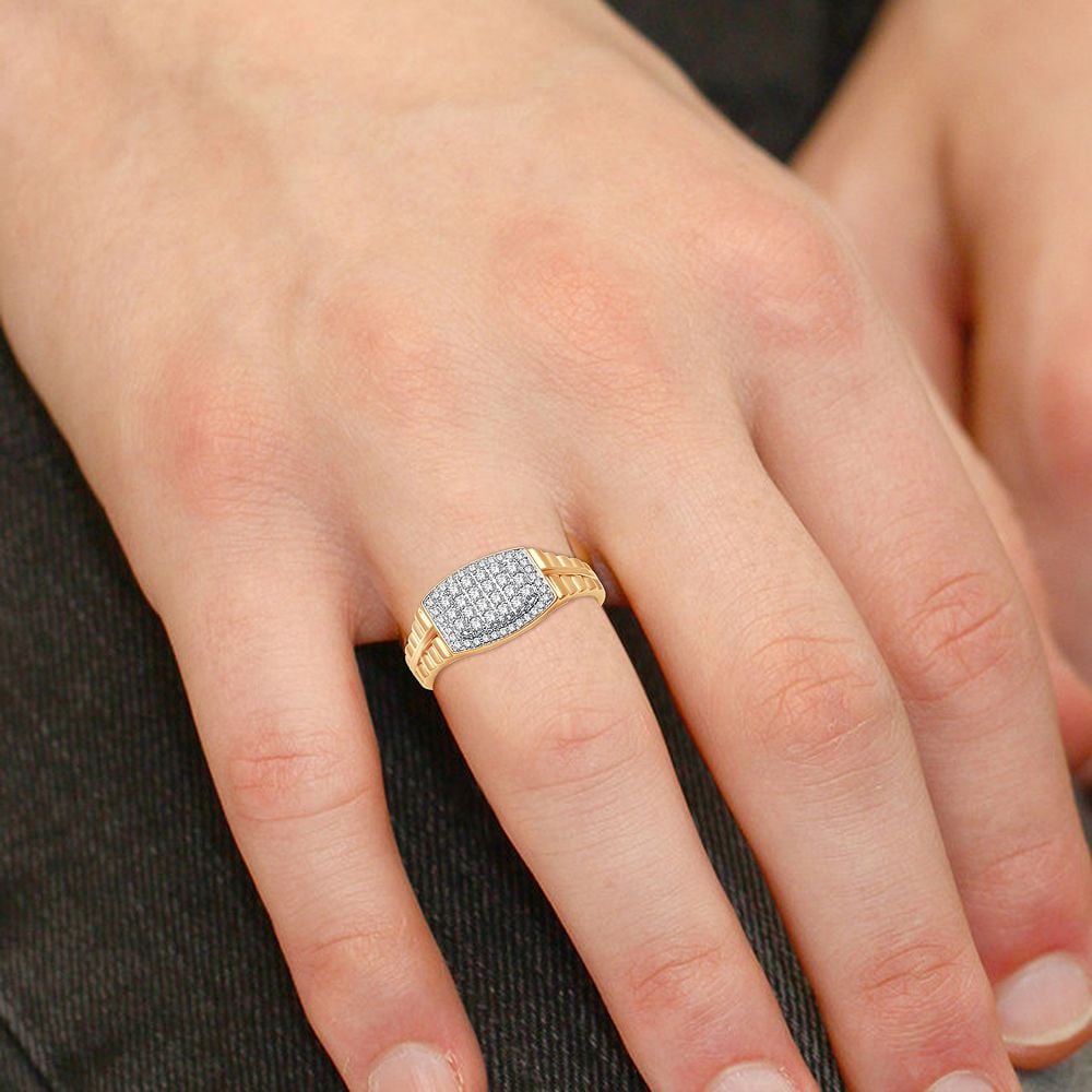 0.50 ct Men's Diamond Ring in 14K Gold